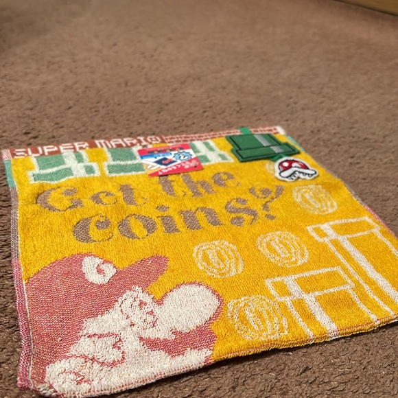 SUPER MARIO BROTHERS face towel with pop out enemy, from japan, nintendo - Picture 3 of 5